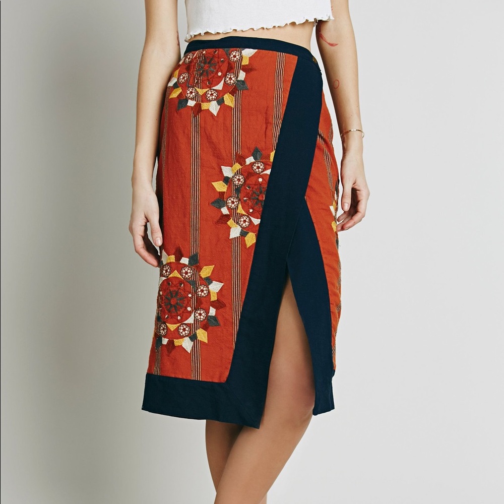 Free People Songbird Wrap Skirt Size Small 😍